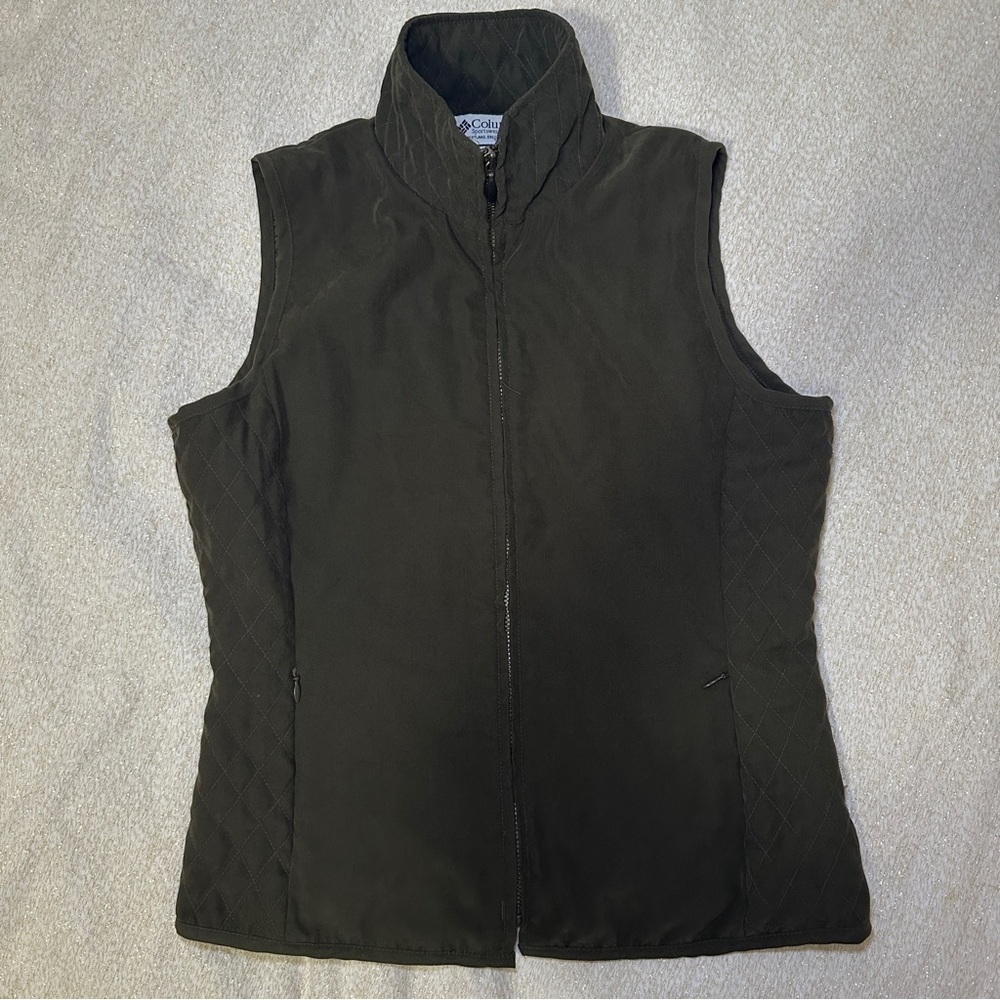 Columbia Women's Dark Green Quilted Vest